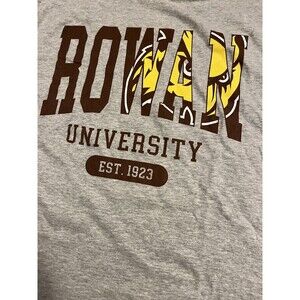 Rowan University Short Sleeve Gray T-Shirt MEDIUM New Jersey Medical College